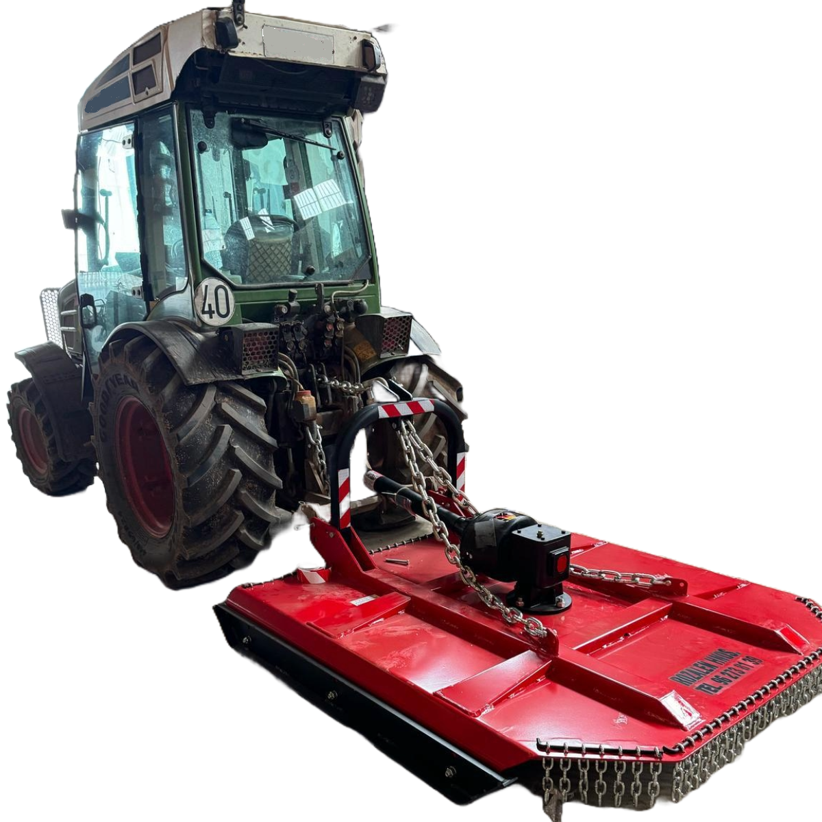 desbrozadora tractor anuncio